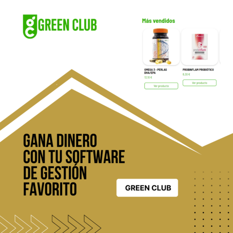 GreenClub - gana dinero con tu software de gestion